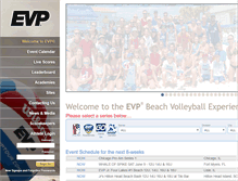 Tablet Screenshot of evptour.com